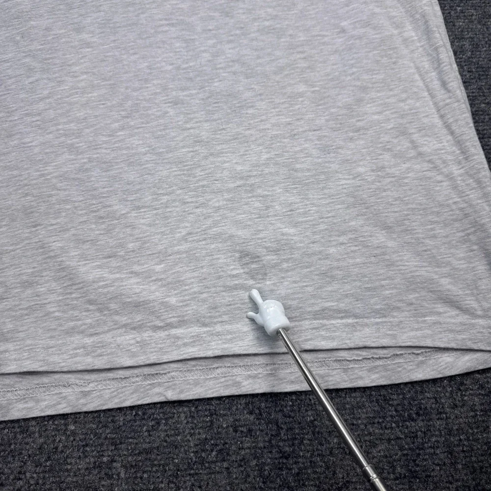 Banana Republic T Shirt Mens Size Medium Light Gray Premium Wash Crew‎ Tee